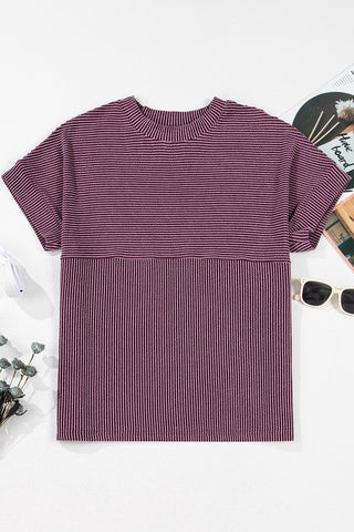 Toadstool Plain Corded Mock Neck Shirt |SFB