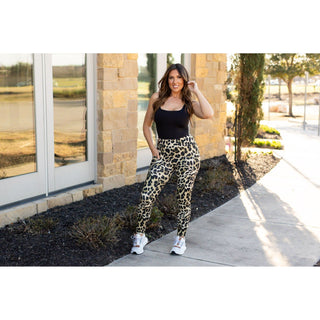 Ready to Ship | Brown Leopard Leggings  - Luxe Leggings by Julia Rose®