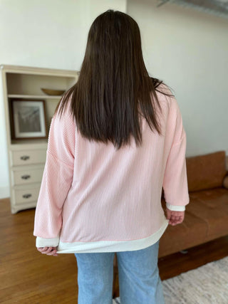 PREORDER: Taking It In Stride Corded Top in Two Colors