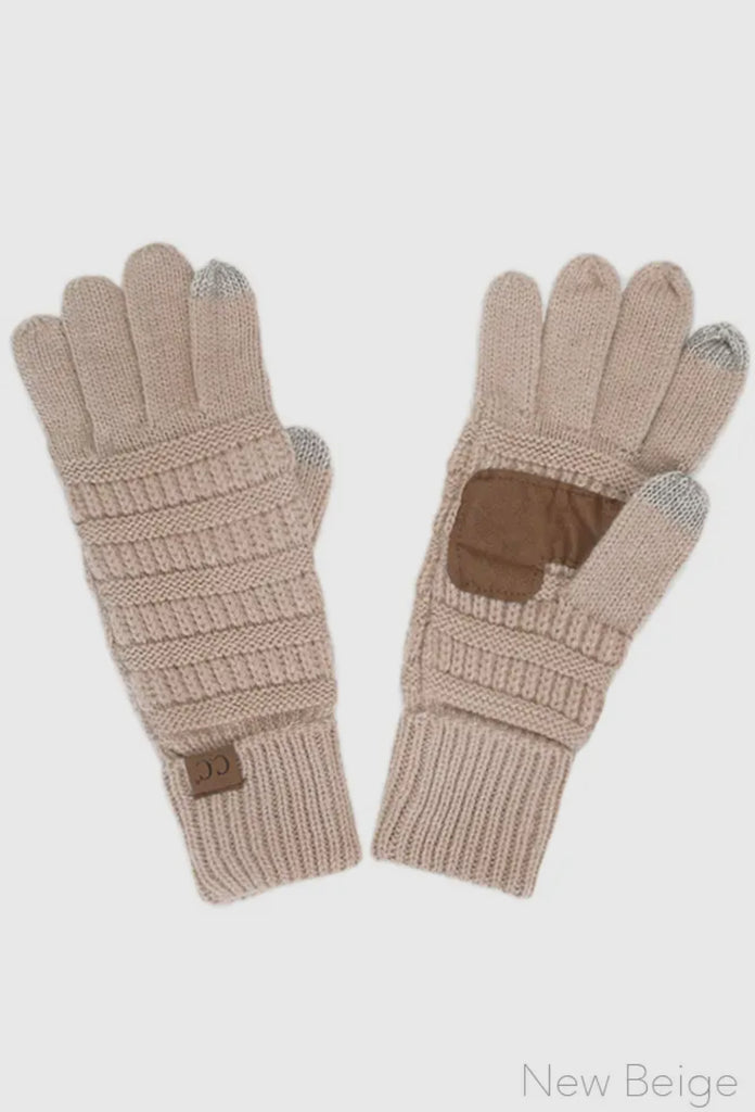 C.C Knitted Touch Screen Compatible Gloves |SFB