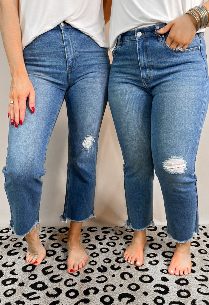 Jess Lea Channing Mid Rise Mom Jeans |SFB