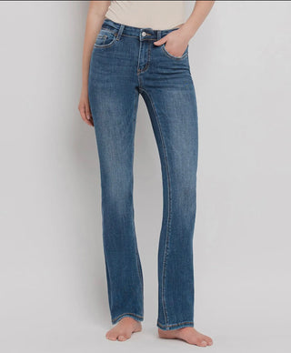 Loveret Mid Rise Boot Cut Denim |SFB