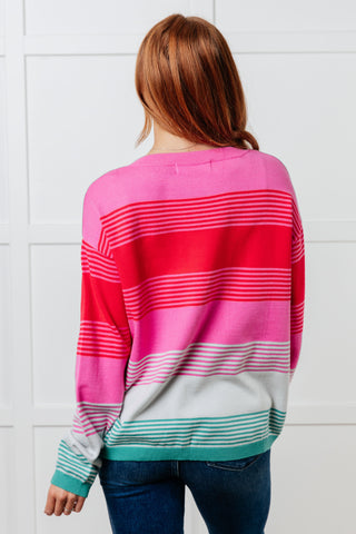 Gradual Feelings Striped Sweater