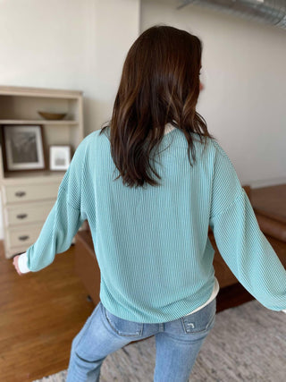 PREORDER: Taking It In Stride Corded Top in Two Colors