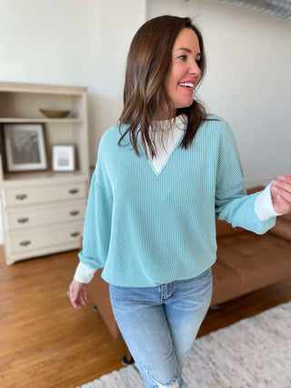 PREORDER: Taking It In Stride Corded Top in Two Colors