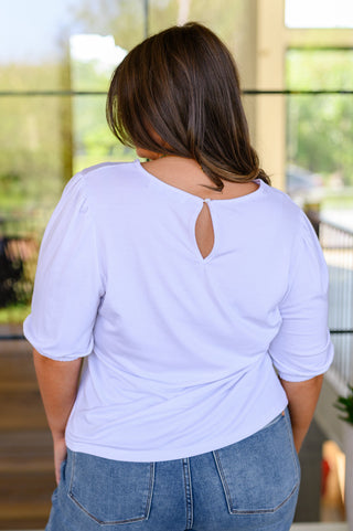 New Days Ahead White Blouse